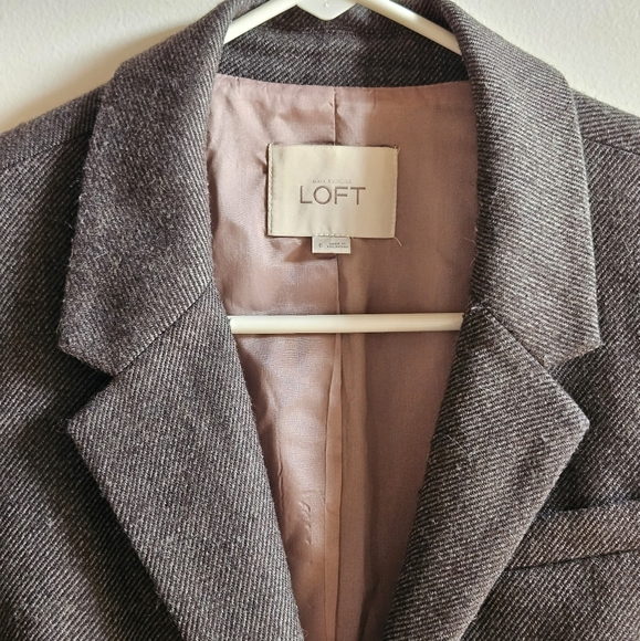 Loft Lined Wool Blazer in Women's Size 6 - Picture 2 of 15